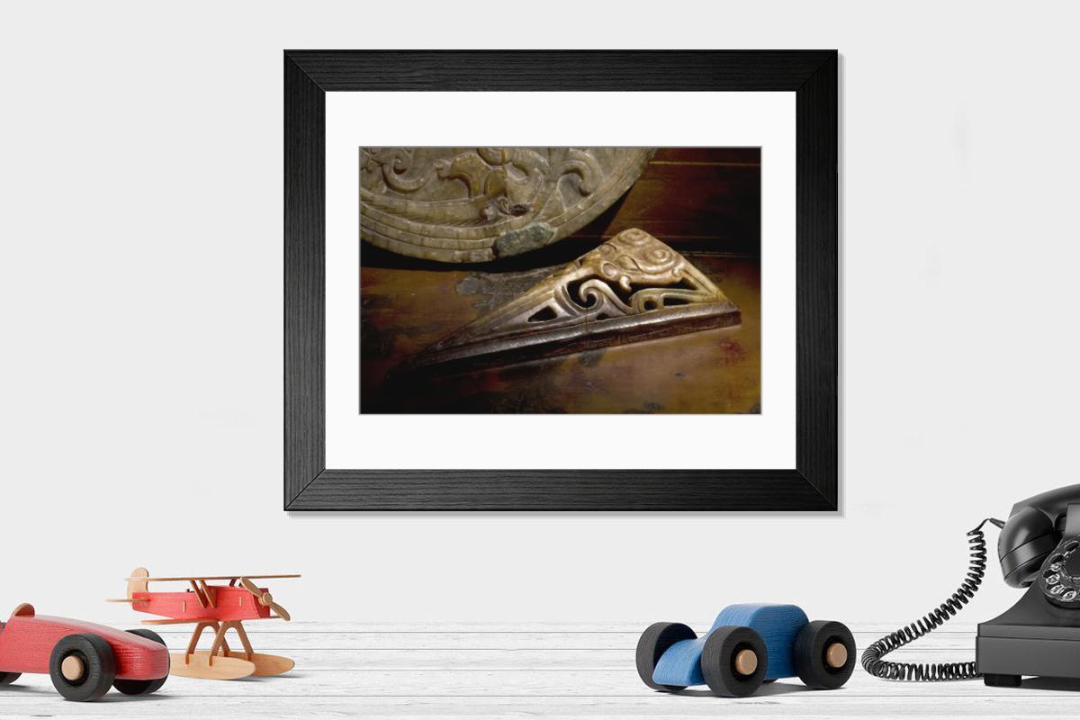 Shown hanging in a room: Modern 14"x12" (36x31cm)