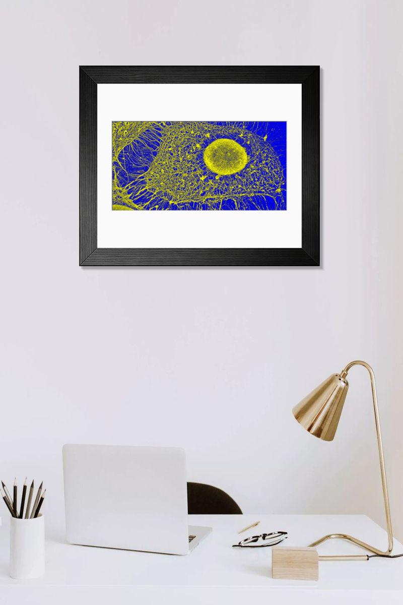 Shown hanging in a room: Modern 14"x12" (36x31cm)