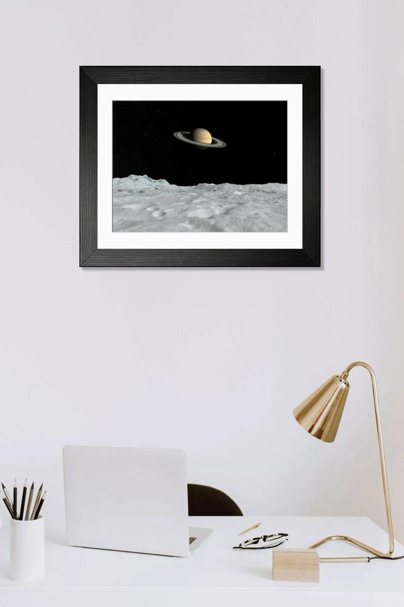 Shown hanging in a room: Modern 14"x12" (36x31cm)