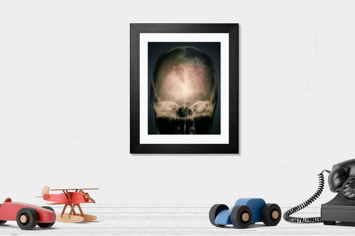 Shown hanging in a room: Modern 14"x12" (36x31cm)