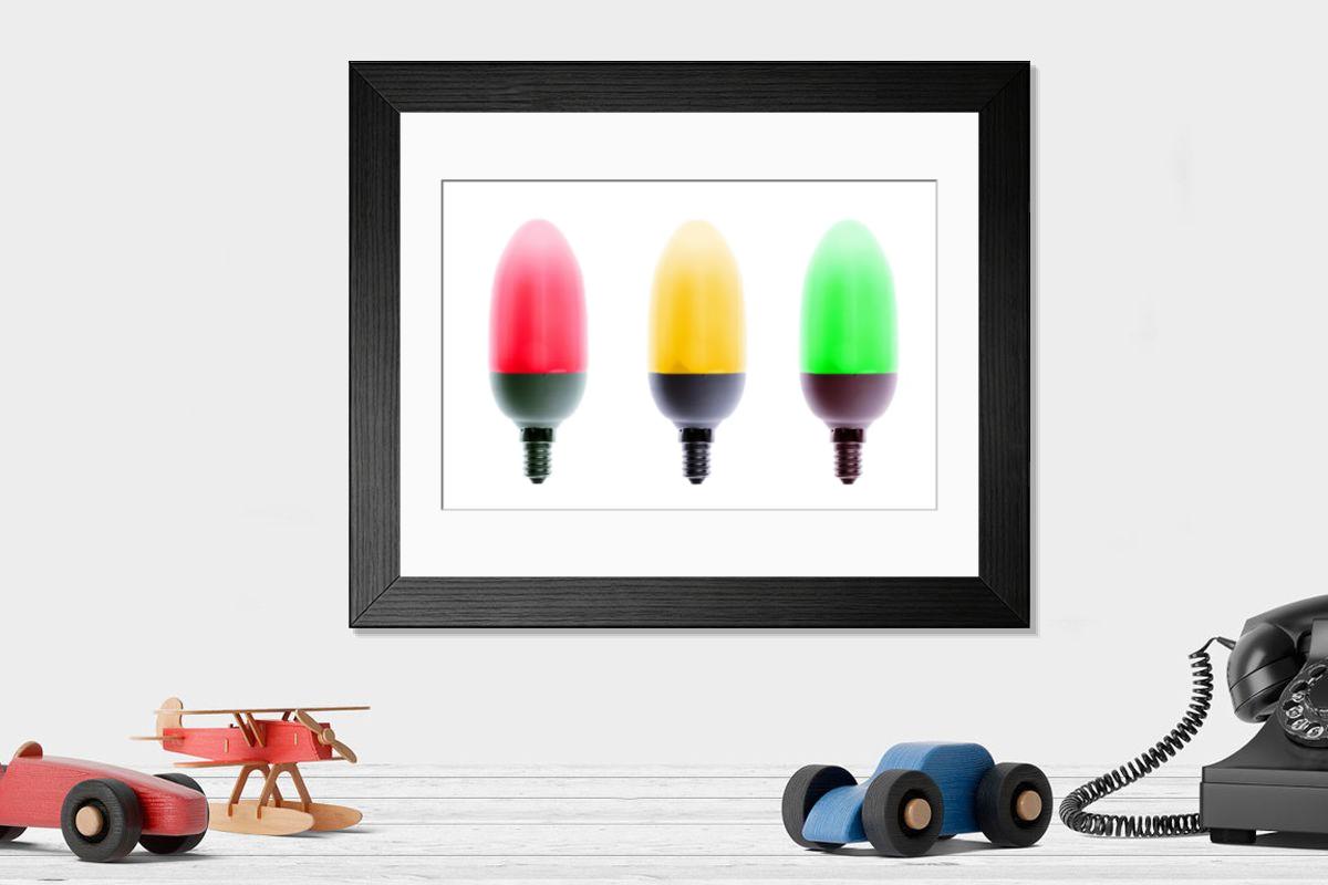 Shown hanging in a room: Modern 14"x12" (36x31cm)