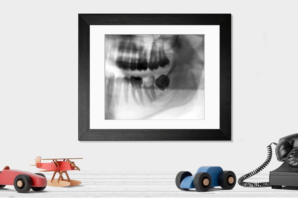 Shown hanging in a room: Modern 14"x12" (36x31cm)