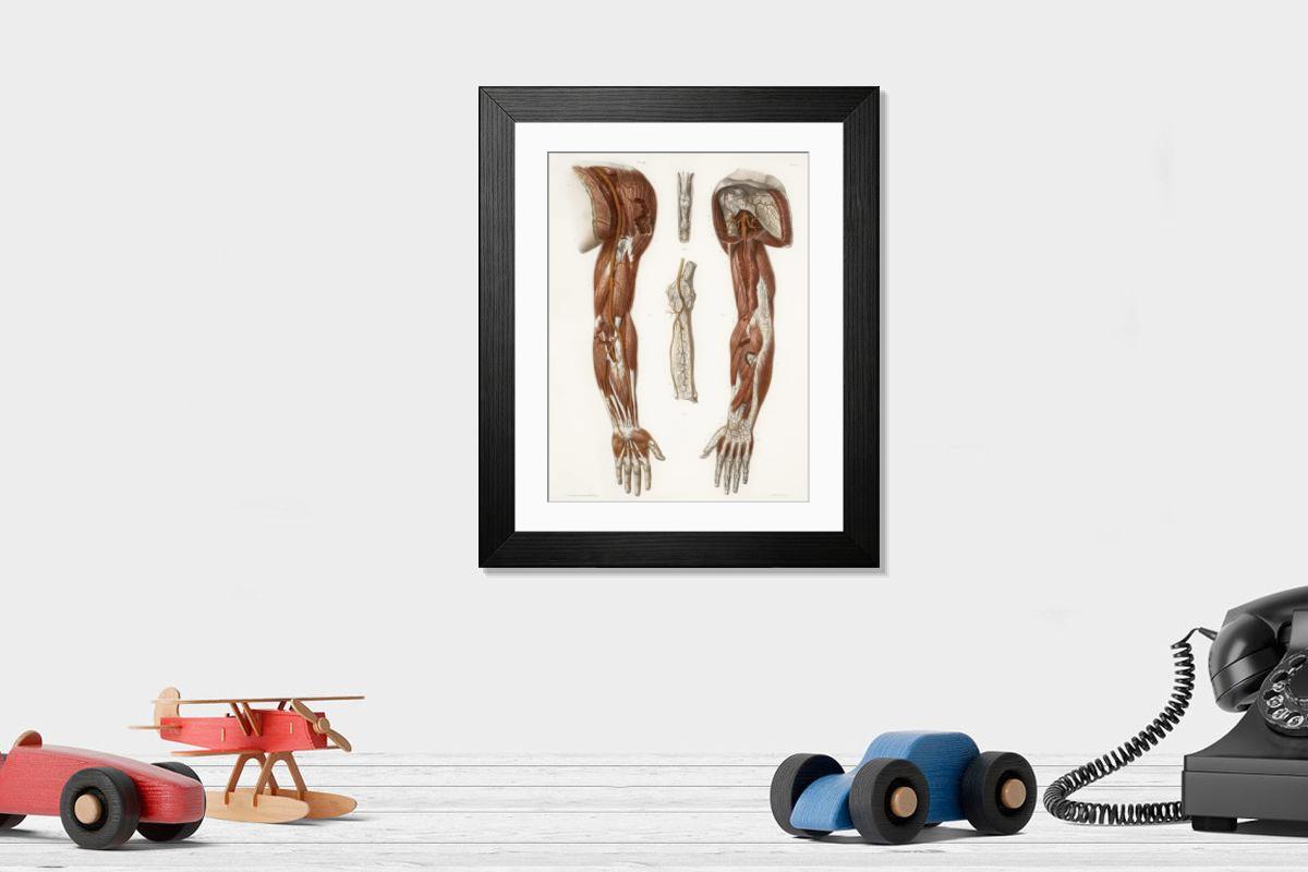 Shown hanging in a room: Modern 14"x12" (36x31cm)