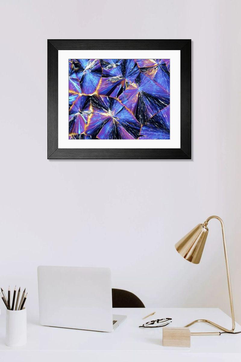 Shown hanging in a room: Modern 14"x12" (36x31cm)