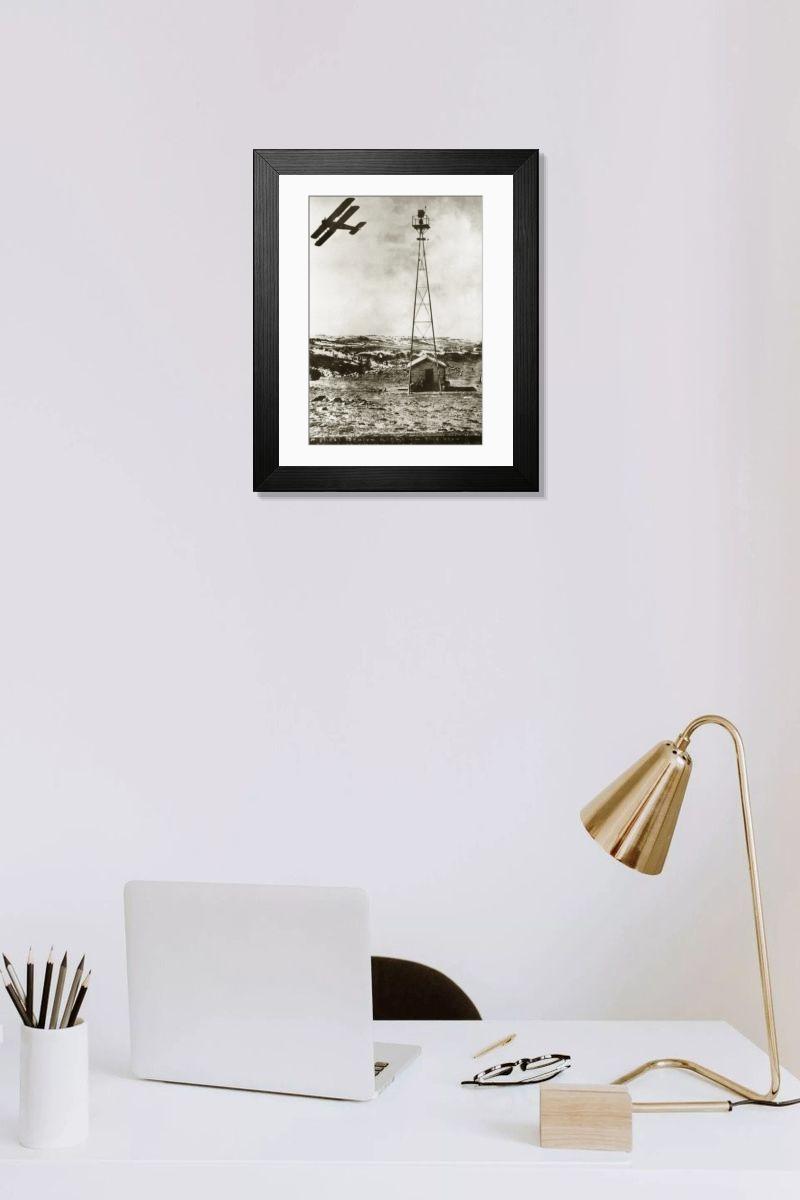 Shown hanging in a room: Modern 14"x12" (36x31cm)