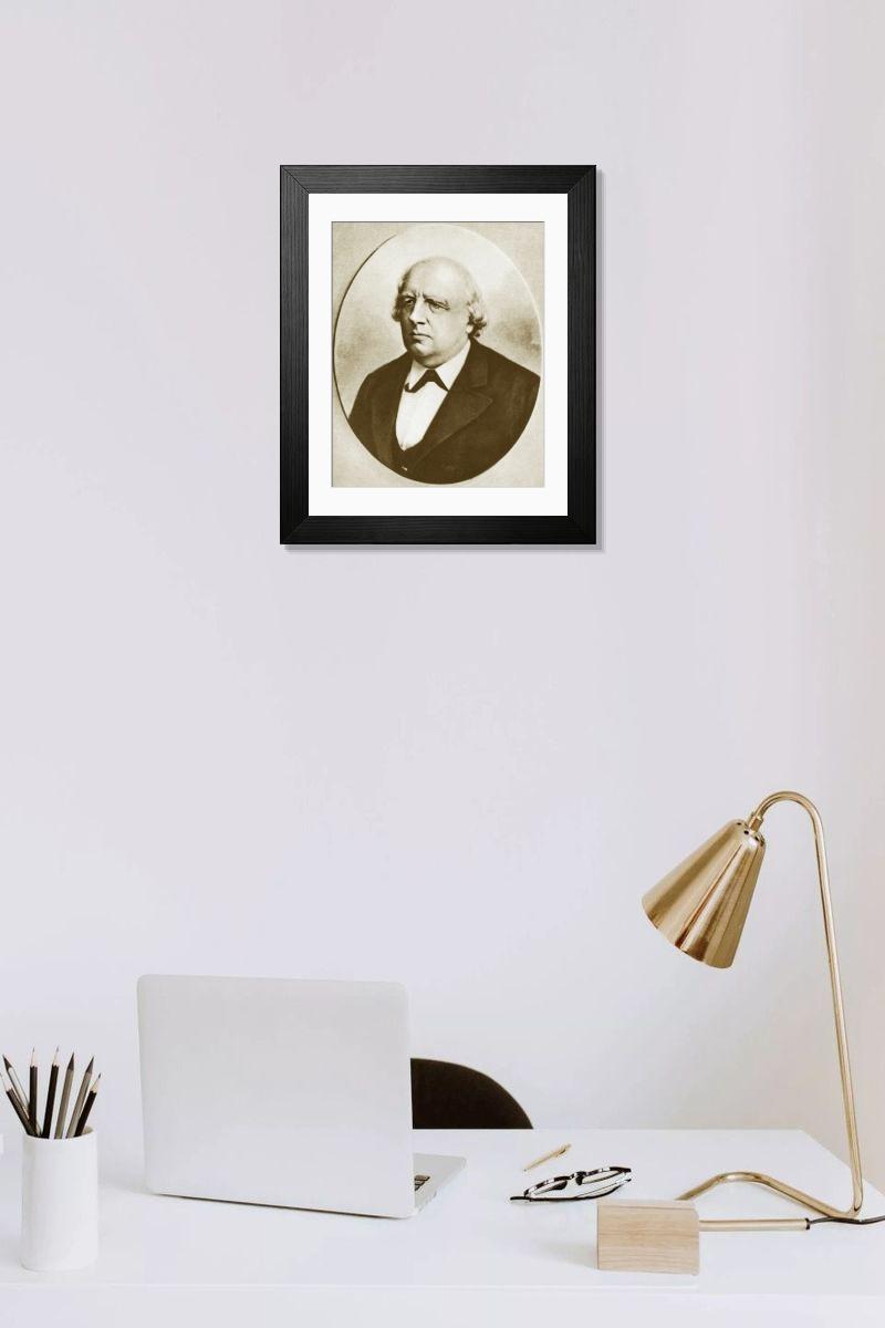 Shown hanging in a room: Modern 14"x12" (36x31cm)