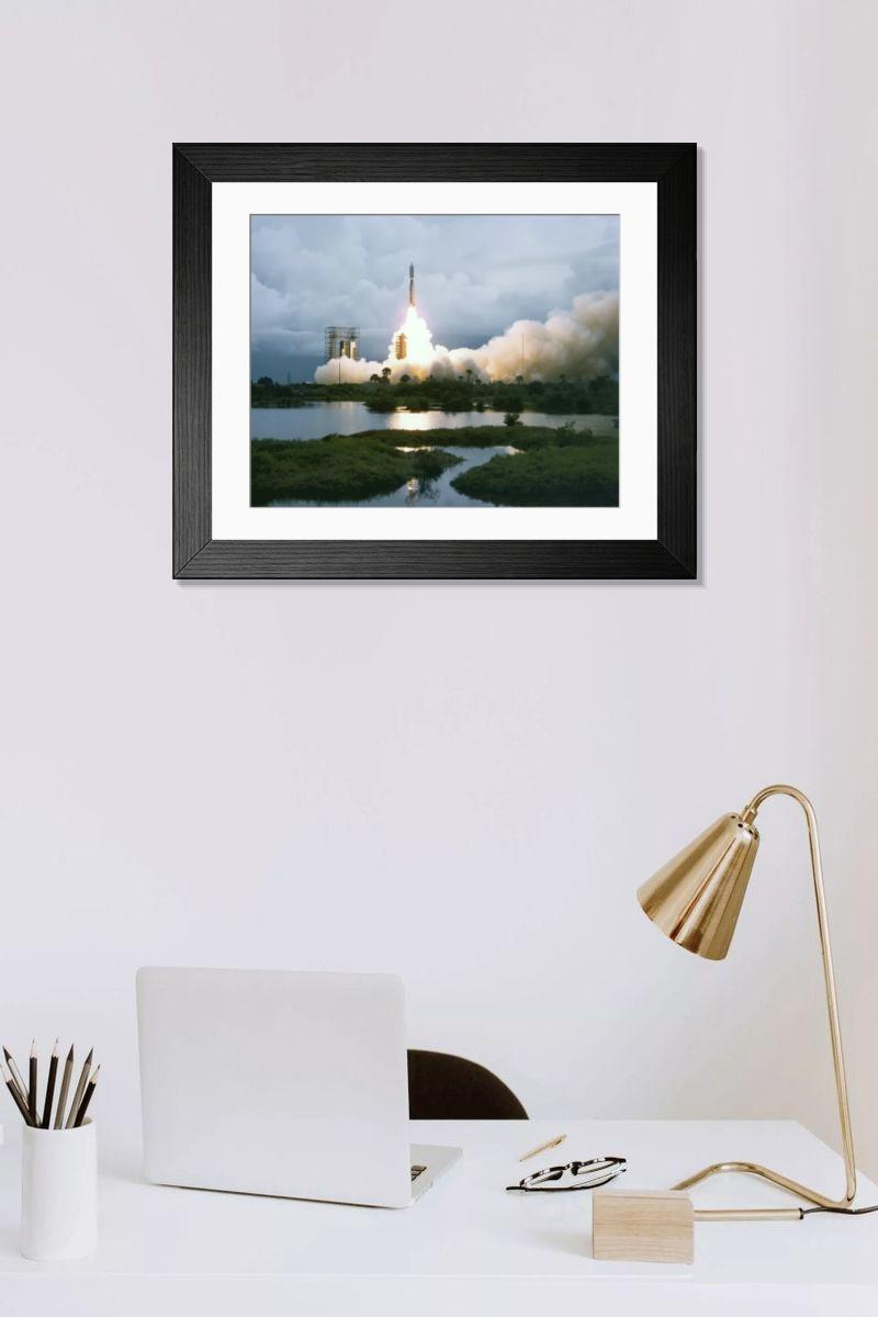 Shown hanging in a room: Modern 14"x12" (36x31cm)