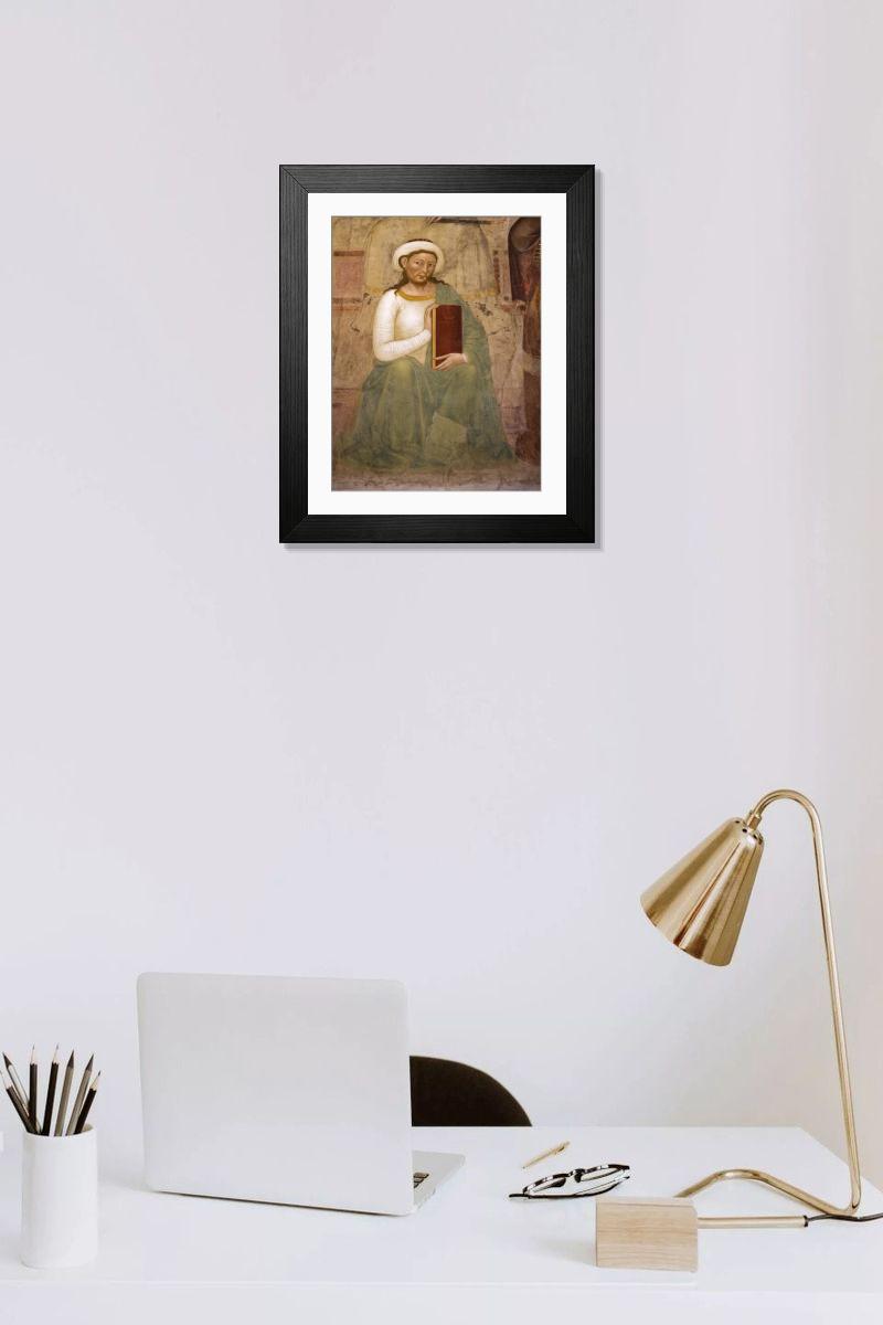 Shown hanging in a room: Modern 14"x12" (36x31cm)