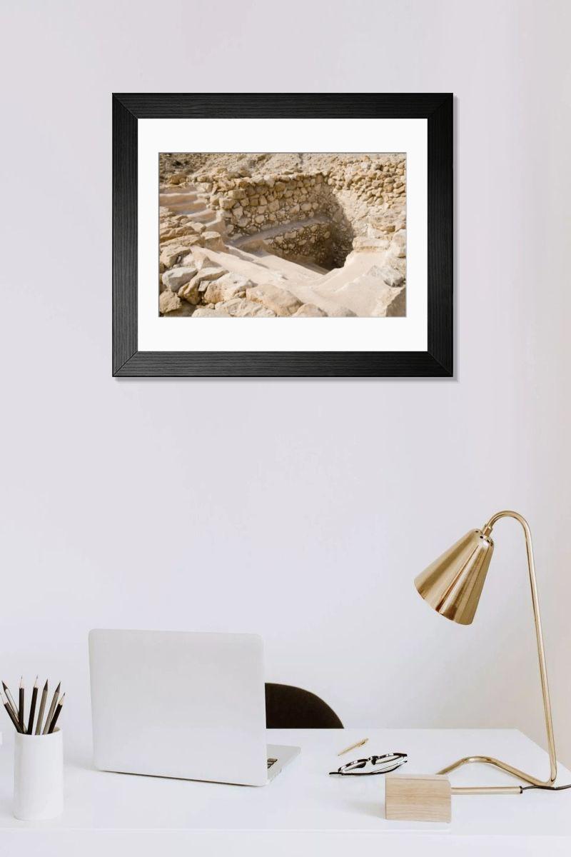 Shown hanging in a room: Modern 14"x12" (36x31cm)