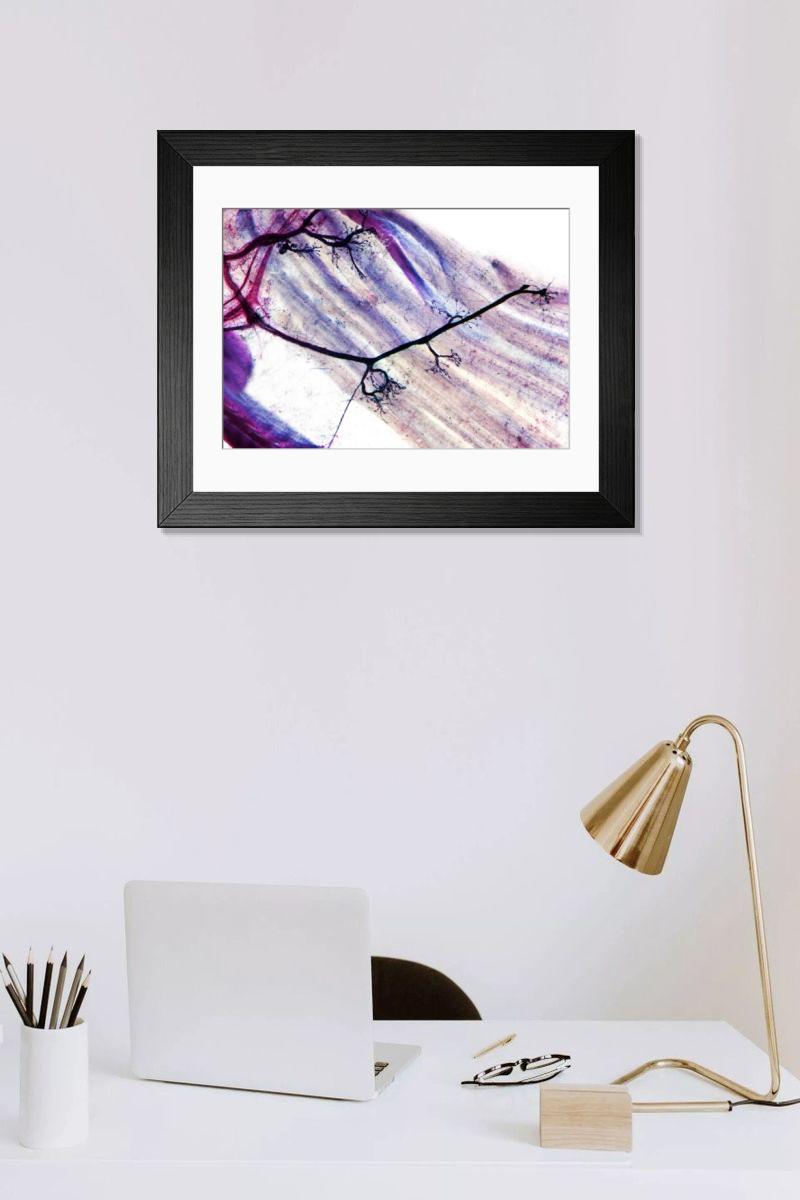 Shown hanging in a room: Modern 14"x12" (36x31cm)