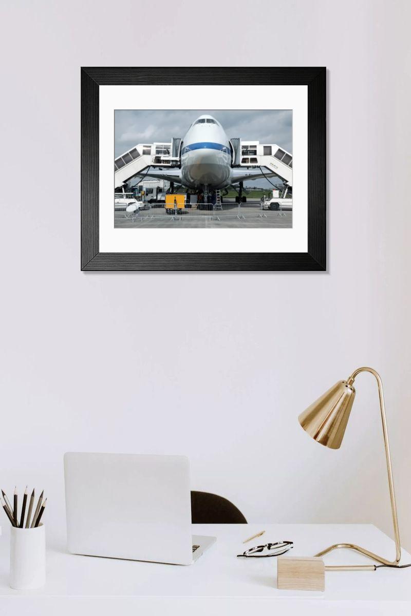 Shown hanging in a room: Modern 14"x12" (36x31cm)