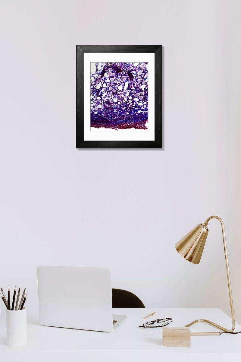 Shown hanging in a room: Modern 14"x12" (36x31cm)