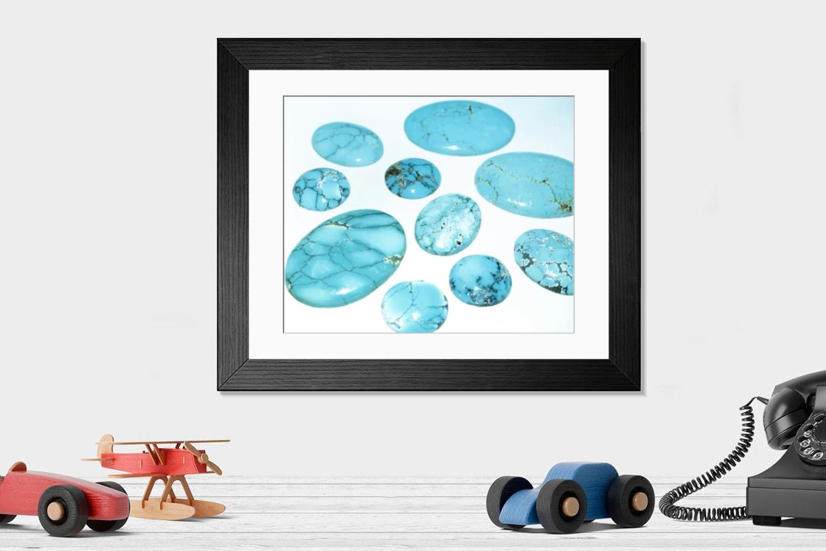 Shown hanging in a room: Modern 14"x12" (36x31cm)