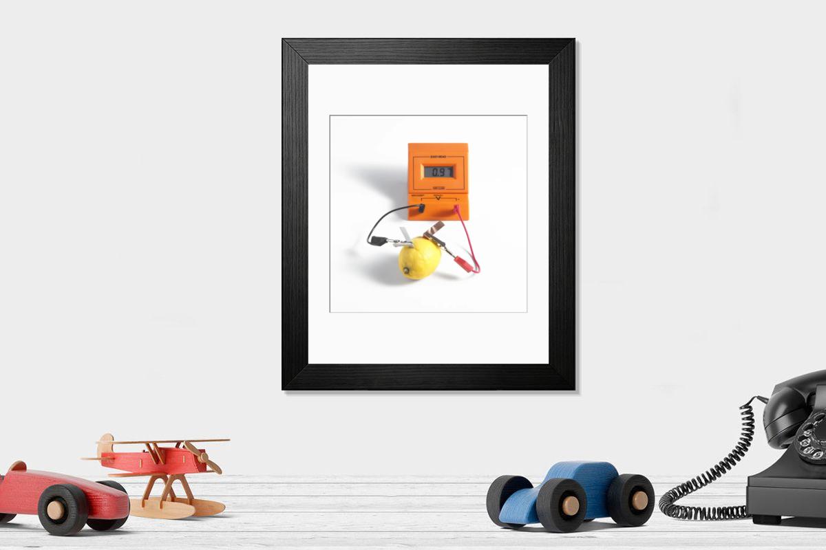 Shown hanging in a room: Modern 14"x12" (36x31cm)