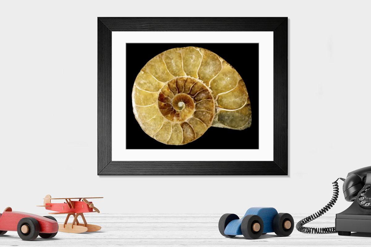 Shown hanging in a room: Modern 14"x12" (36x31cm)