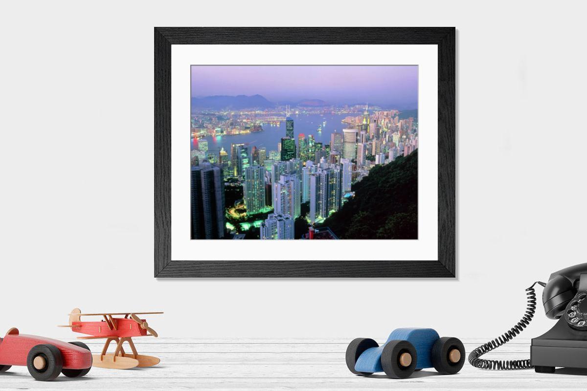 Shown hanging in a room: Modern 14"x12" (36x31cm)