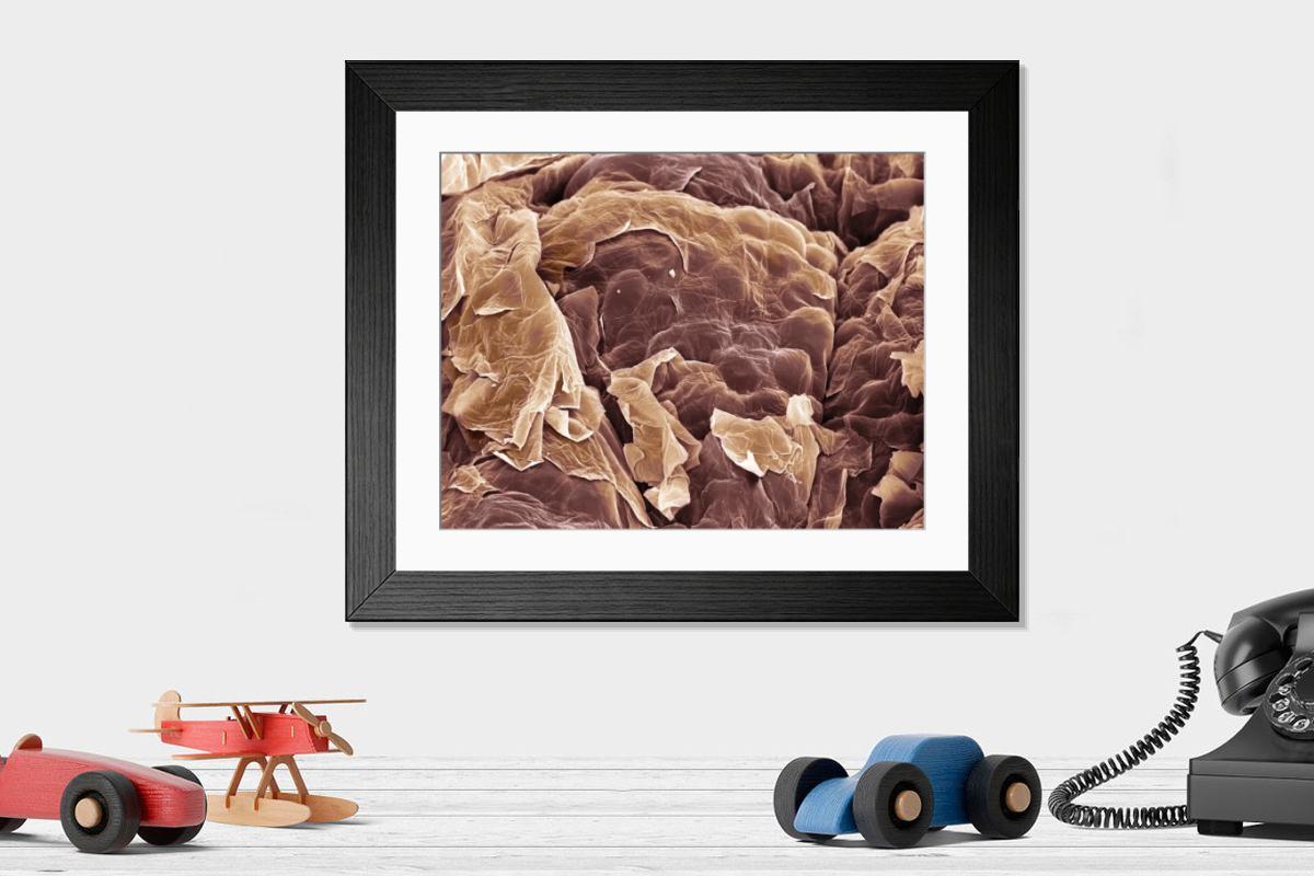 Shown hanging in a room: Modern 14"x12" (36x31cm)