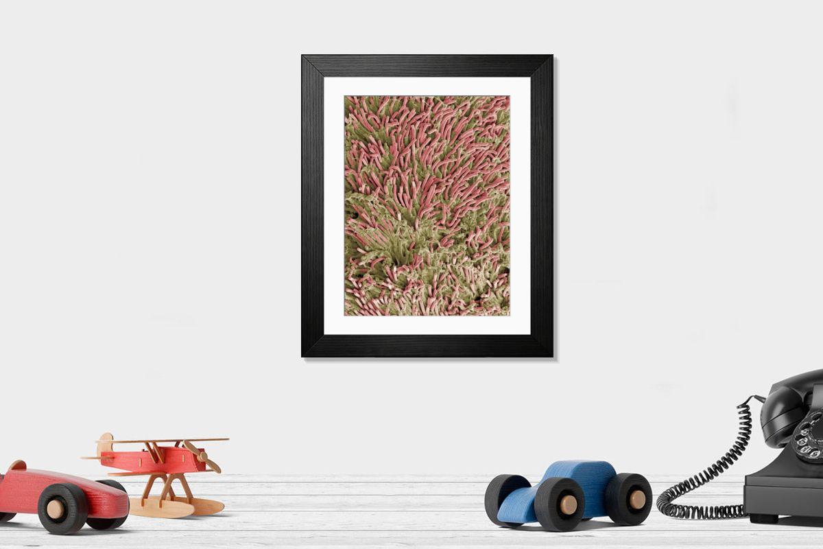 Shown hanging in a room: Modern 14"x12" (36x31cm)