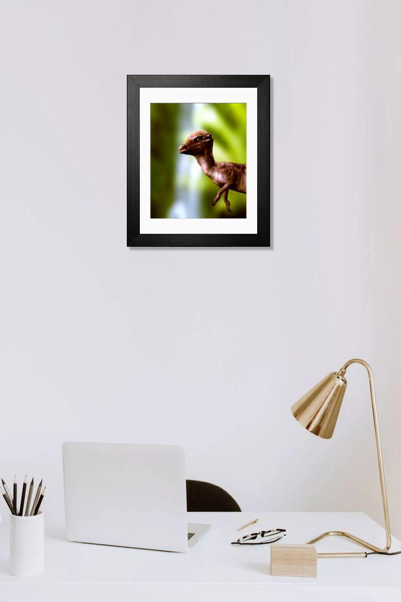 Shown hanging in a room: Modern 14"x12" (36x31cm)