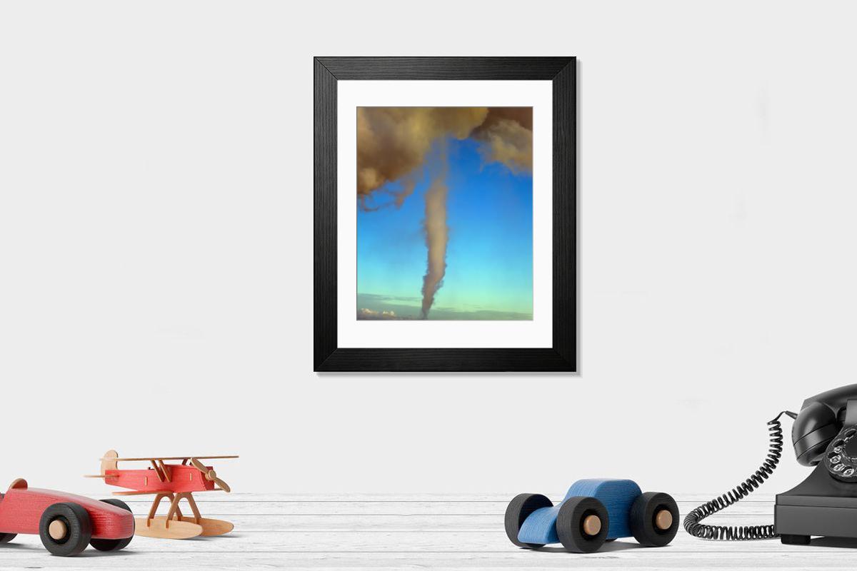 Shown hanging in a room: Modern 14"x12" (36x31cm)