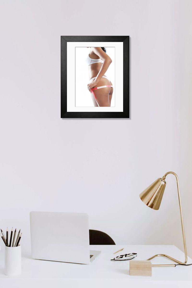 Shown hanging in a room: Modern 14"x12" (36x31cm)