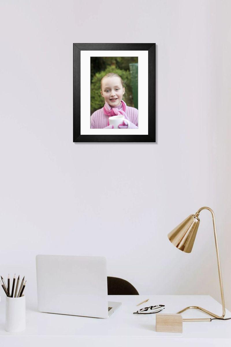 Shown hanging in a room: Modern 14"x12" (36x31cm)