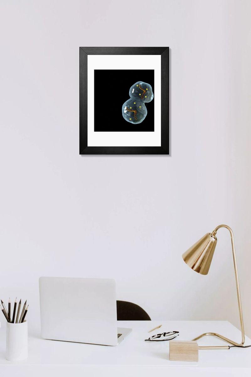 Shown hanging in a room: Modern 14"x12" (36x31cm)