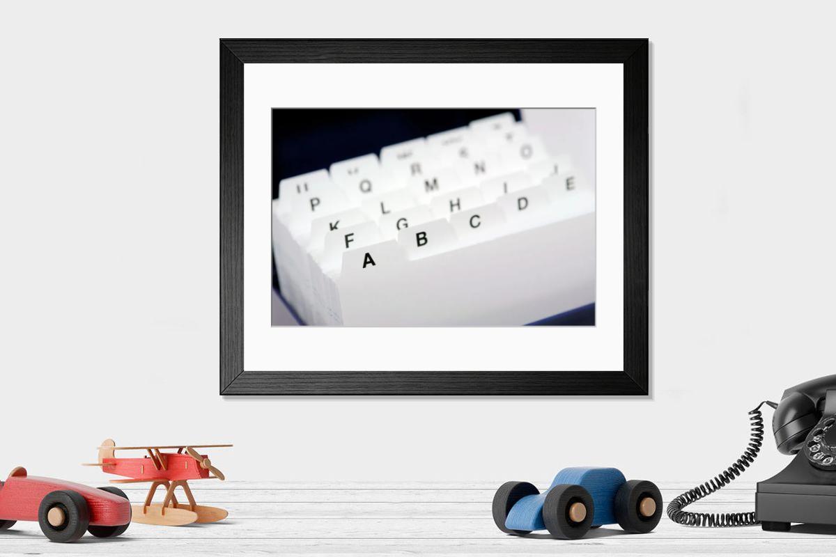 Shown hanging in a room: Modern 14"x12" (36x31cm)