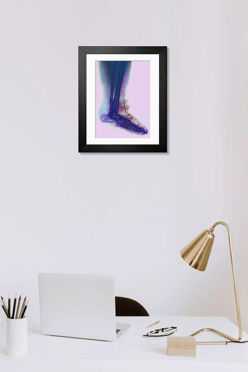 Shown hanging in a room: Modern 14"x12" (36x31cm)