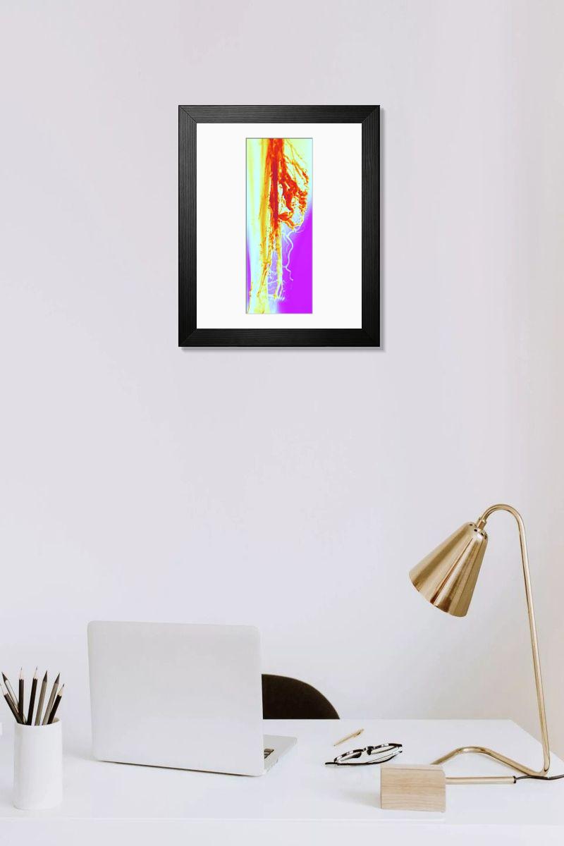 Shown hanging in a room: Modern 14"x12" (36x31cm)