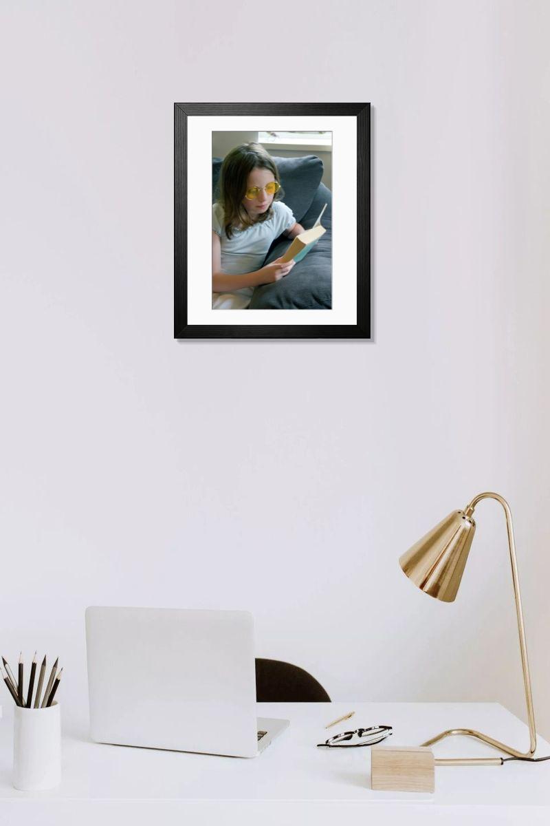 Shown hanging in a room: Modern 14"x12" (36x31cm)