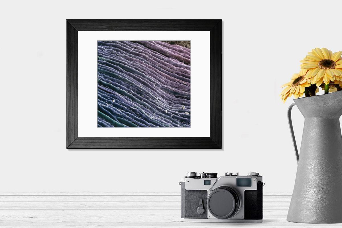 Shown hanging in a room: Modern 14"x12" (36x31cm)