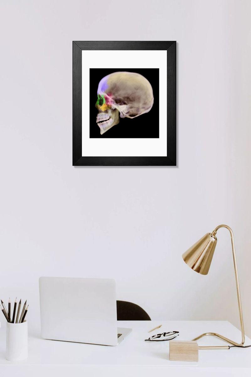 Shown hanging in a room: Modern 14"x12" (36x31cm)