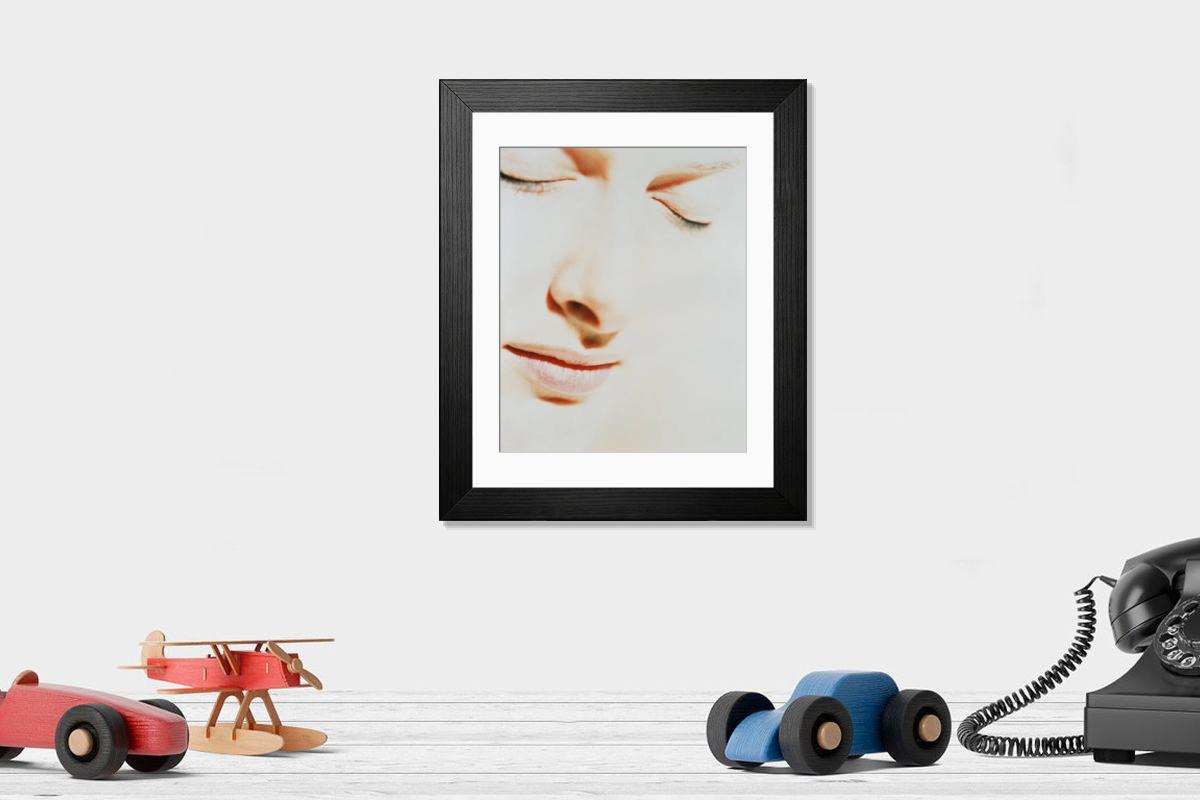 Shown hanging in a room: Modern 14"x12" (36x31cm)