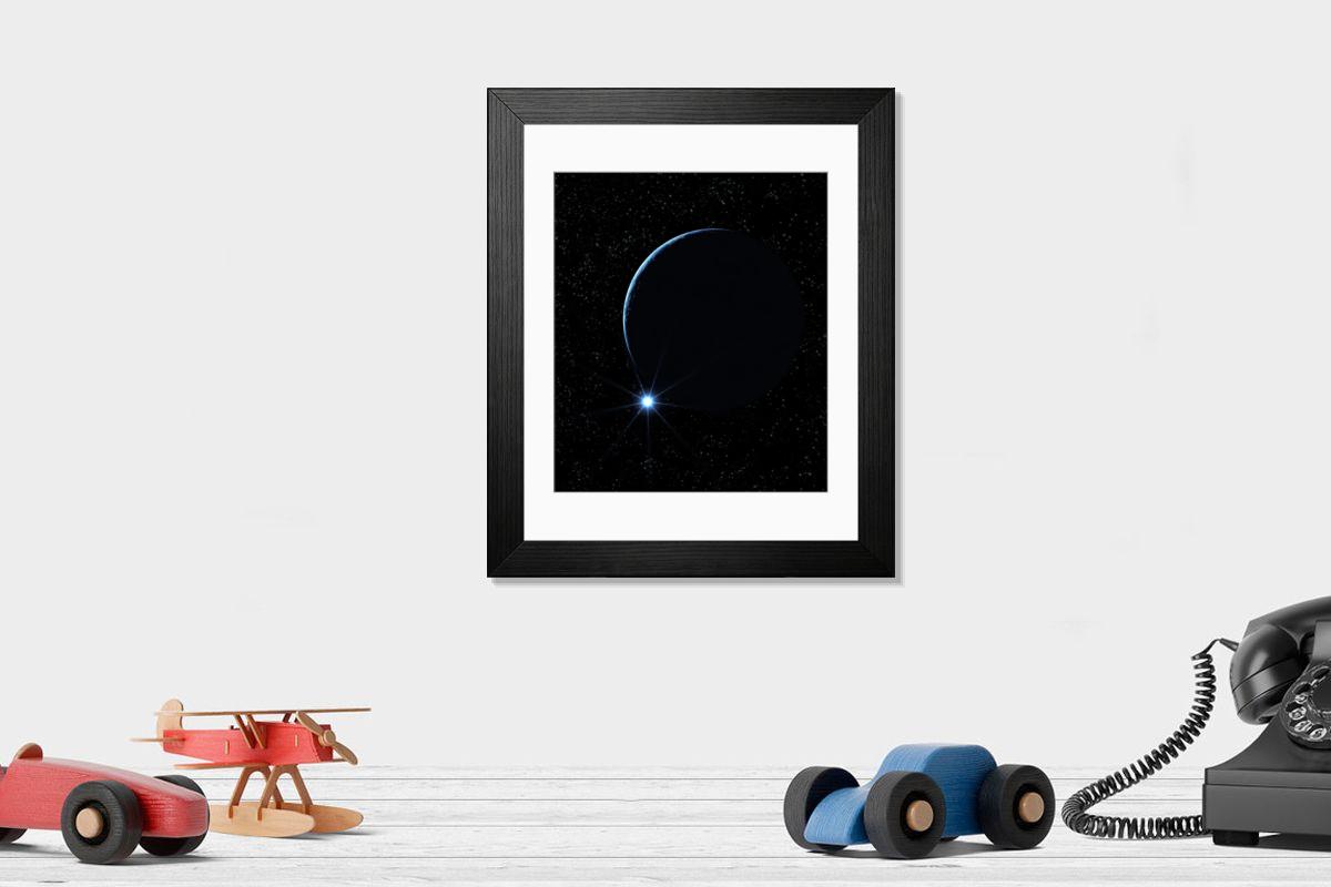 Shown hanging in a room: Modern 14"x12" (36x31cm)