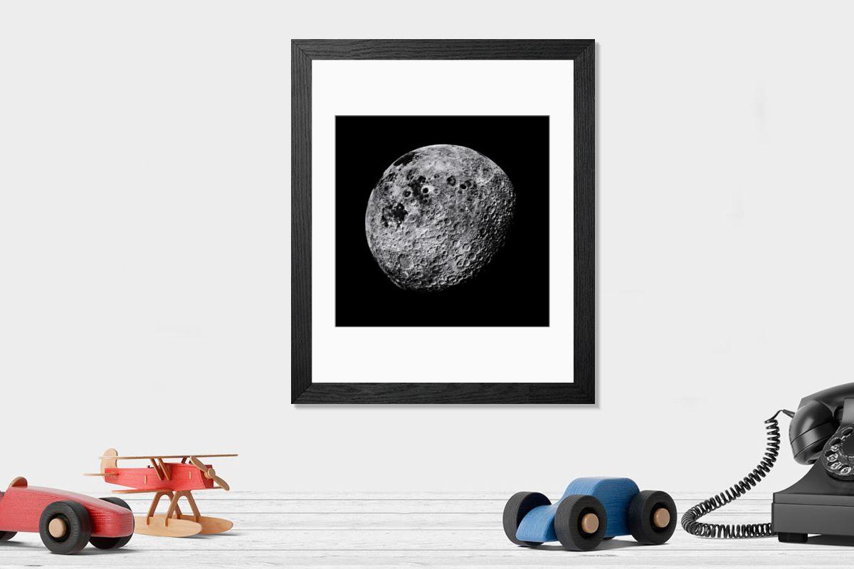 Shown hanging in a room: Modern 14"x12" (36x31cm)