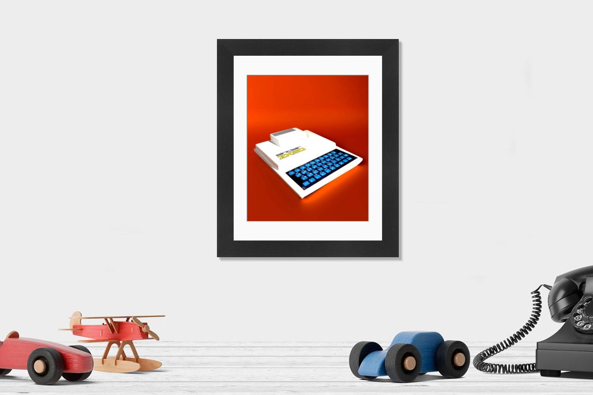 Sinclair ZX80 Printout of 1KB RAM Computer Art. Art Prints