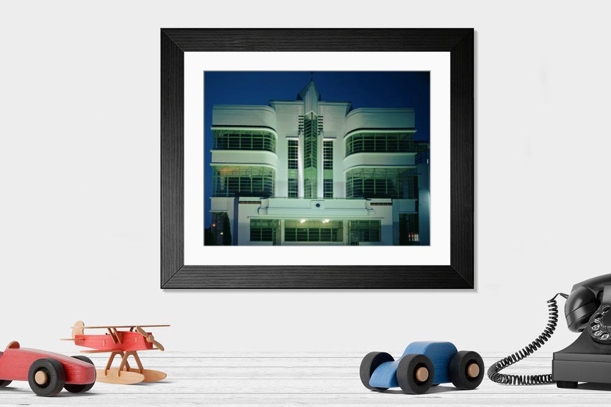 Shown hanging in a room: Modern 14"x12" (36x31cm)
