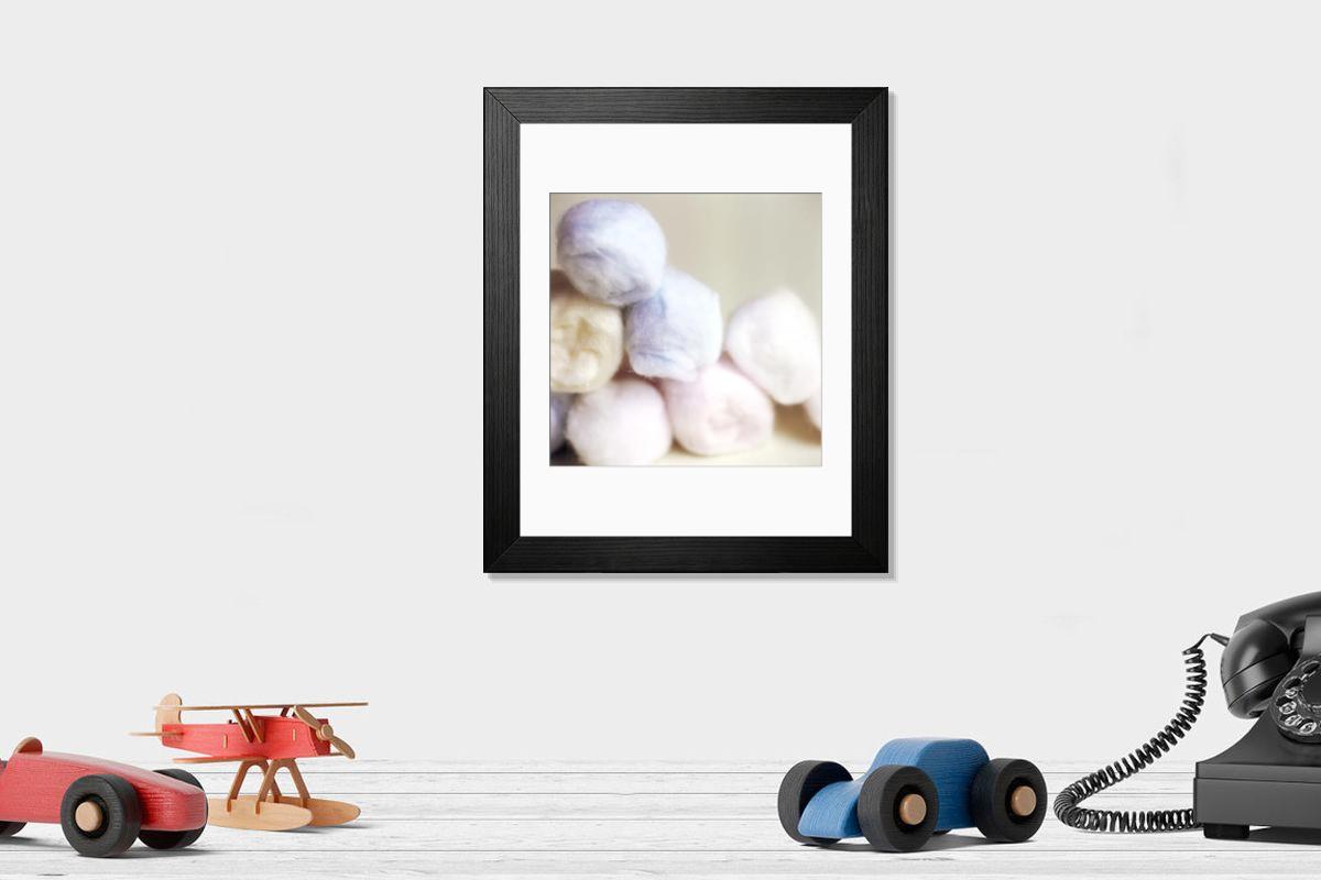 Shown hanging in a room: Modern 14"x12" (36x31cm)