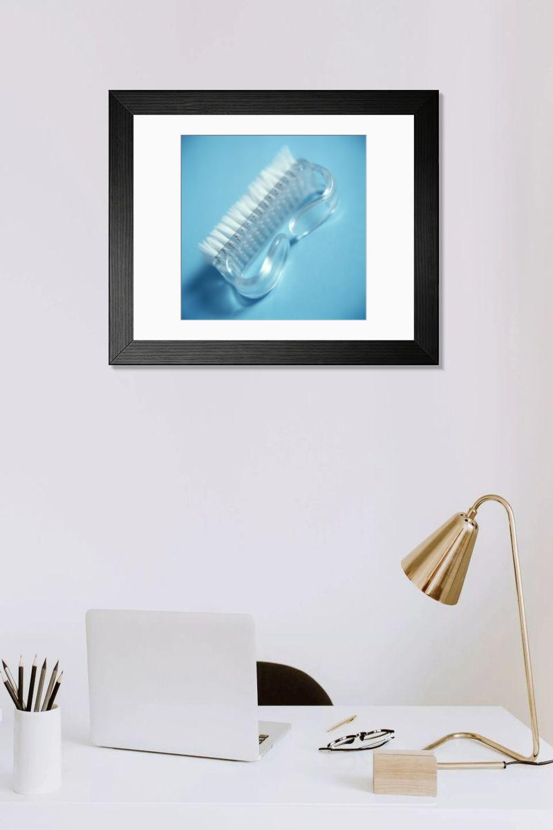 Shown hanging in a room: Modern 14"x12" (36x31cm)
