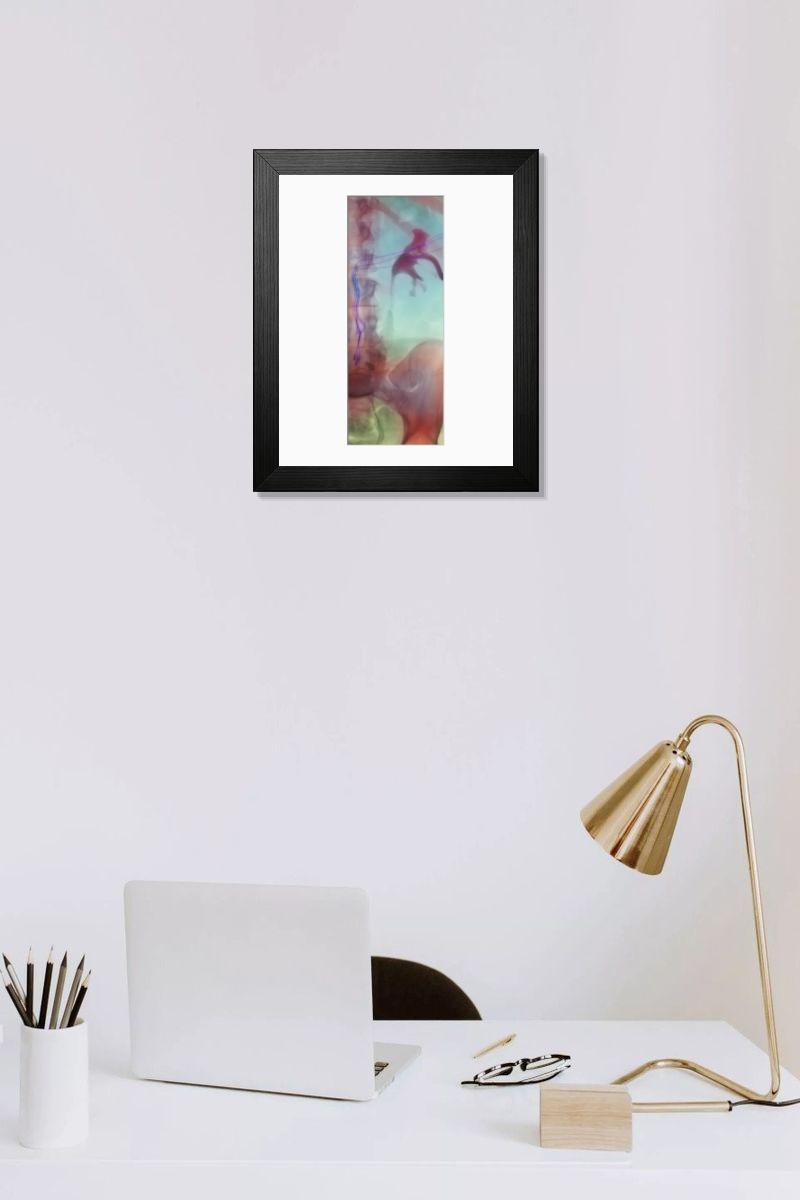 Shown hanging in a room: Modern 14"x12" (36x31cm)