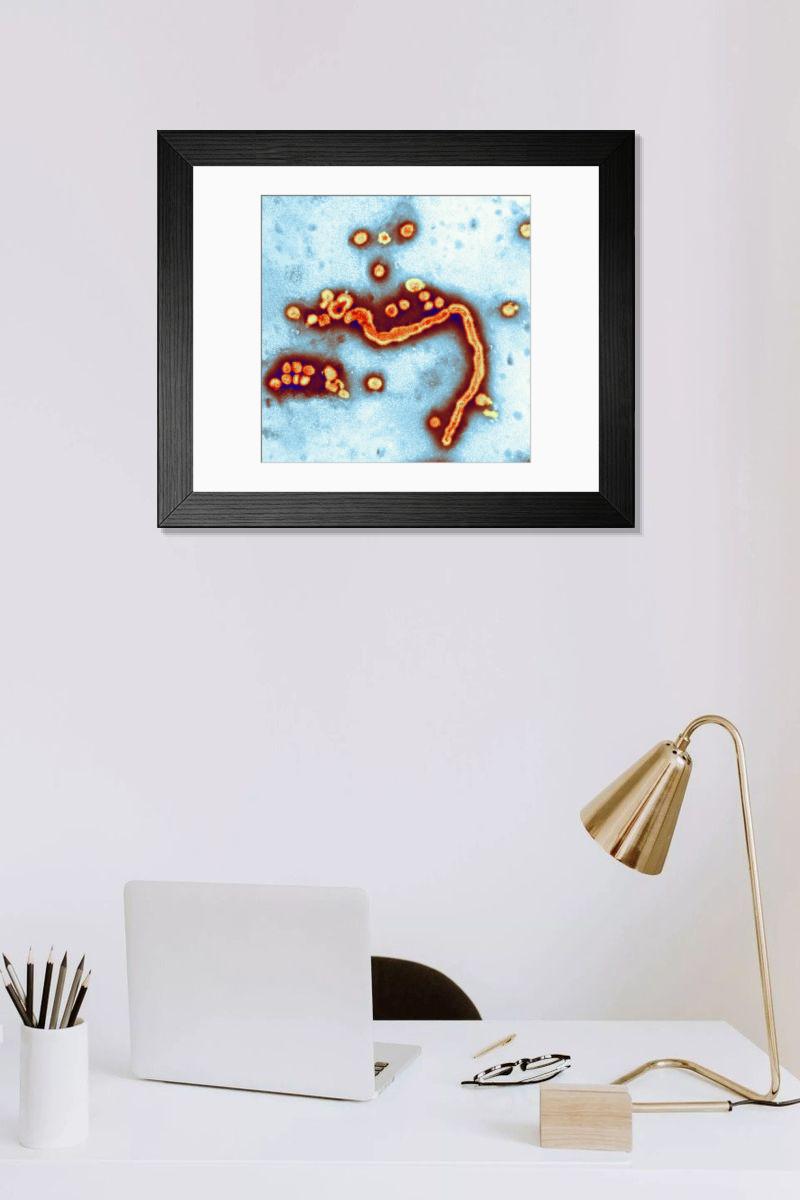 Shown hanging in a room: Modern 14"x12" (36x31cm)
