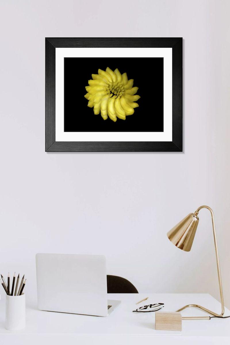 Shown hanging in a room: Modern 14"x12" (36x31cm)