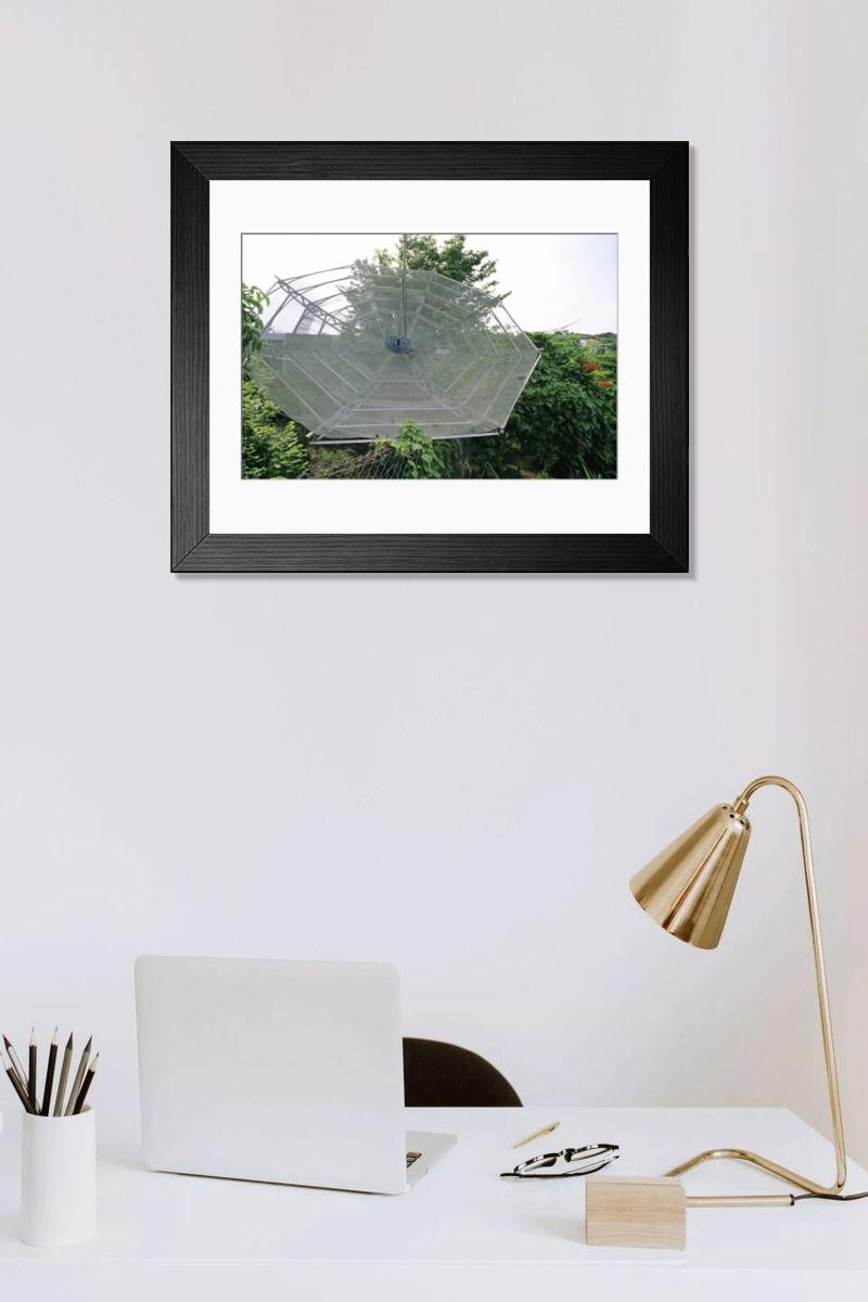 Shown hanging in a room: Modern 14"x12" (36x31cm)