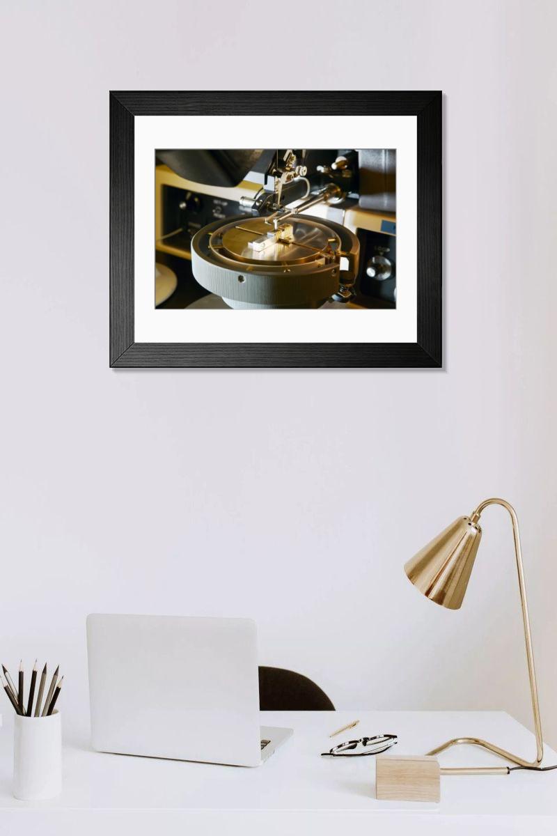 Shown hanging in a room: Modern 14"x12" (36x31cm)