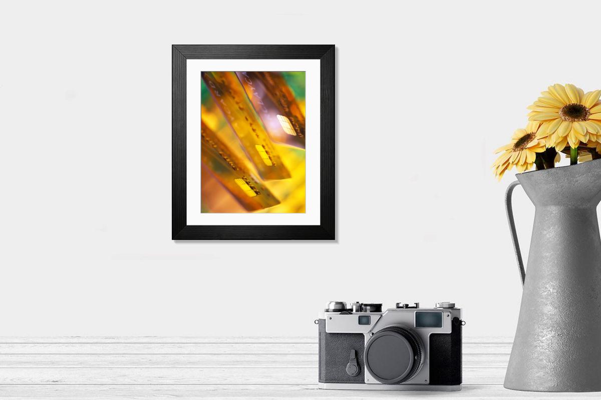 Shown hanging in a room: Modern 14"x12" (36x31cm)