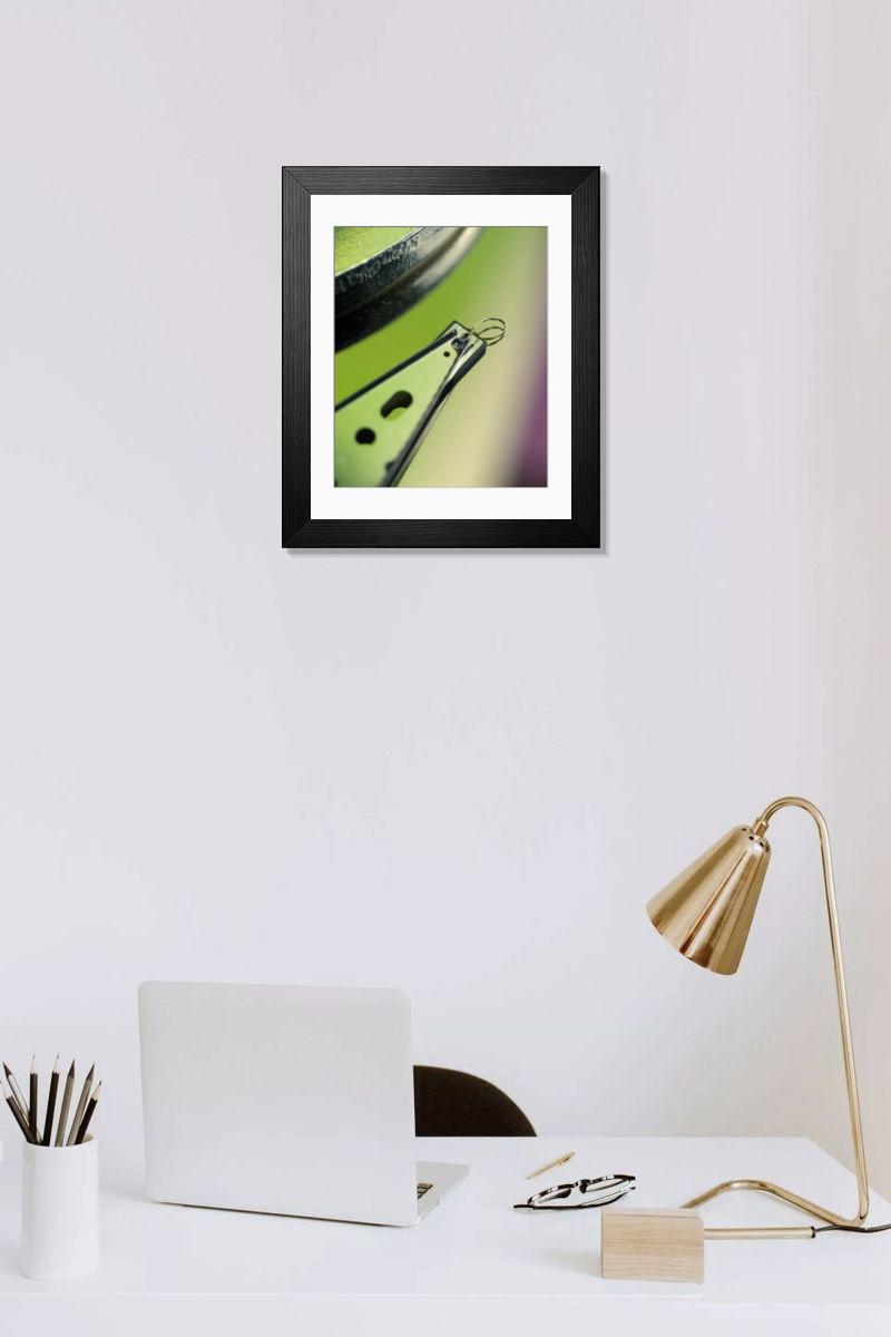 Shown hanging in a room: Modern 14"x12" (36x31cm)
