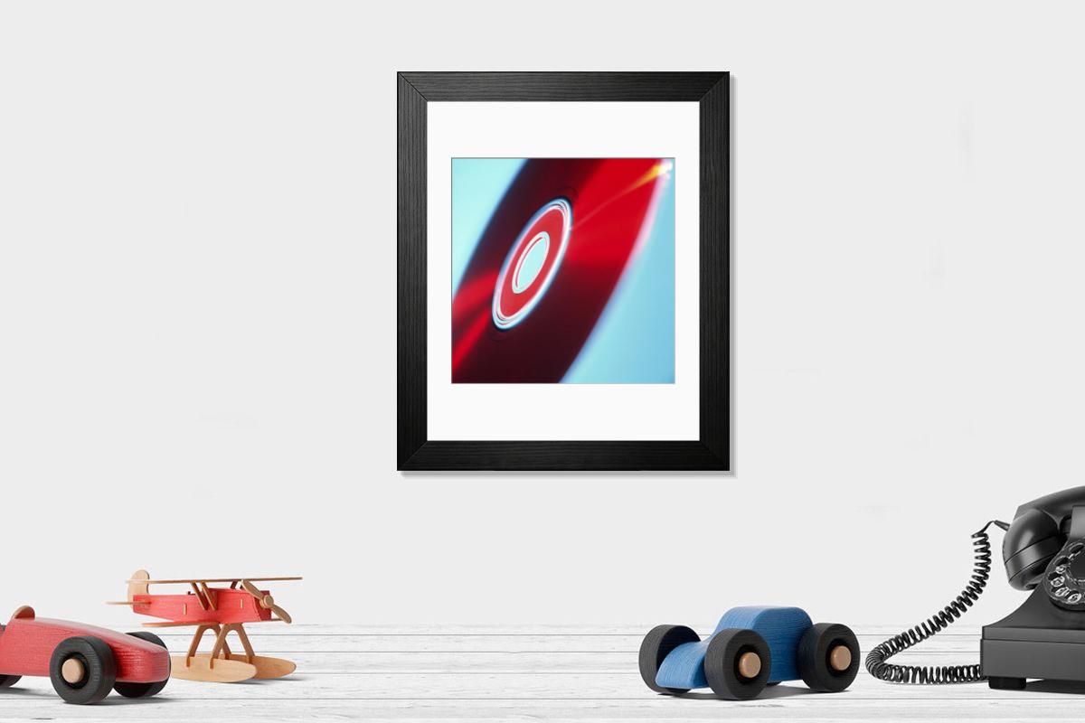 Shown hanging in a room: Modern 14"x12" (36x31cm)