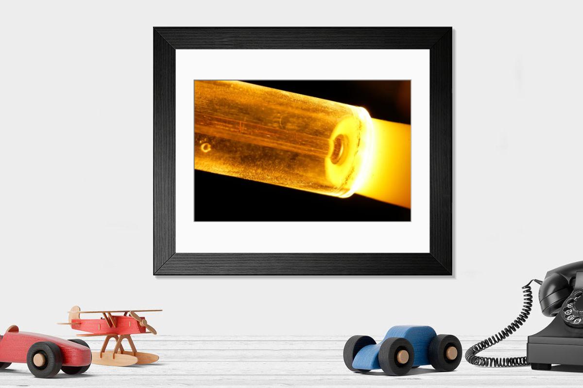 Shown hanging in a room: Modern 14"x12" (36x31cm)
