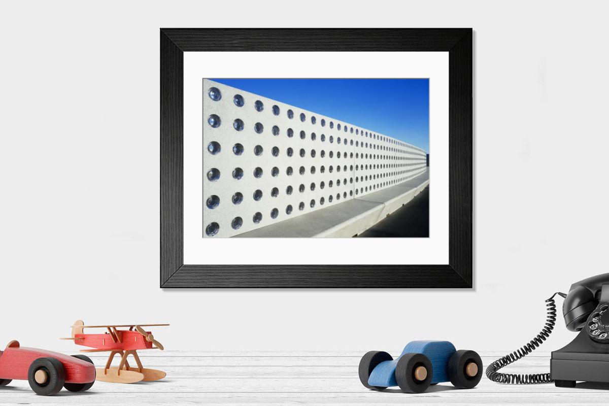 Shown hanging in a room: Modern 14"x12" (36x31cm)